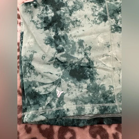 NWOT Old Navy Active PowerChill Longline Sports Bra in Teal Tie Dye Size Small - Picture 9 of 17